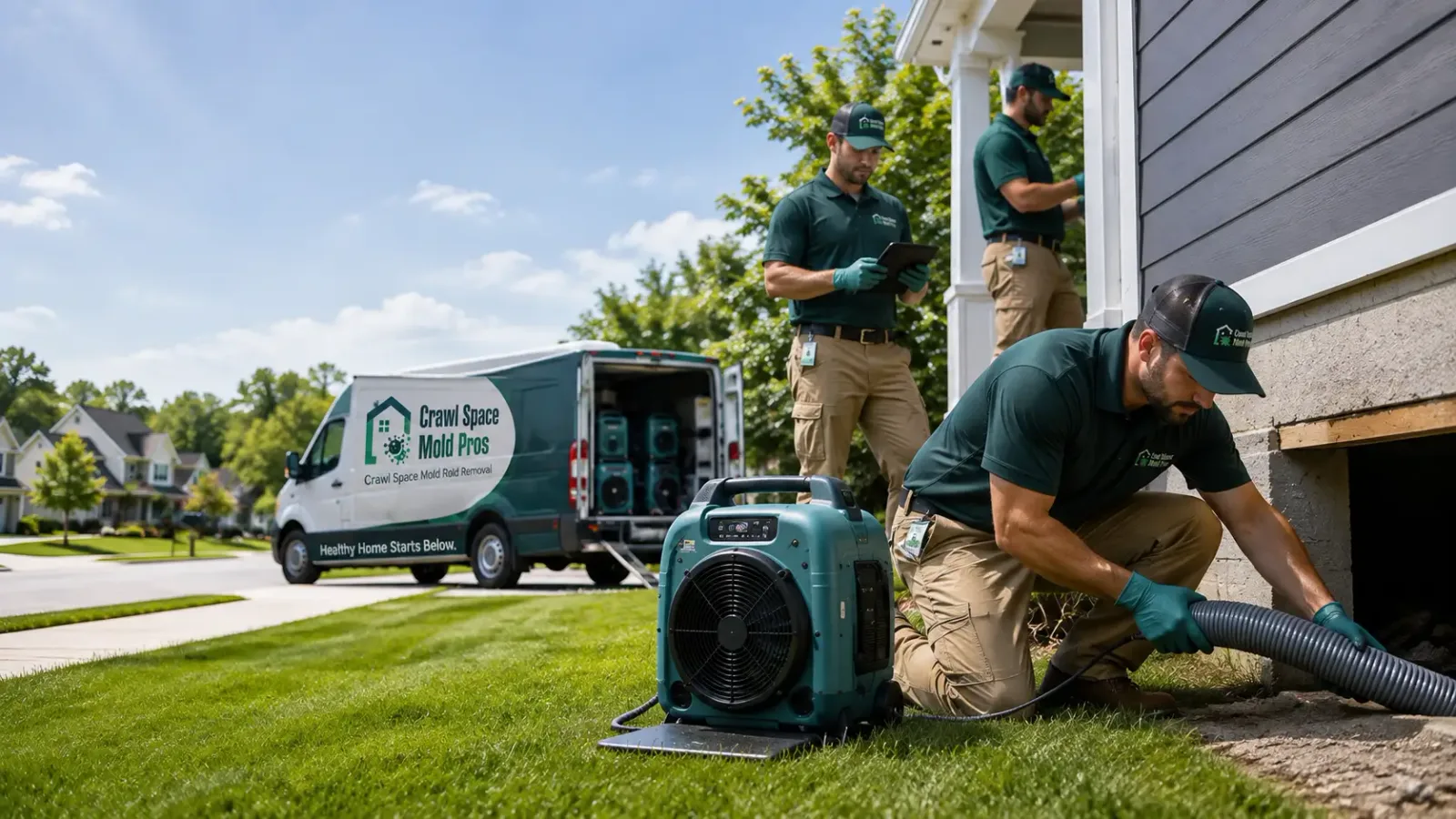 Crawl Space Mold Removal in Marengo, WI